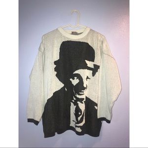Vintage Charlie Chaplin Sweater